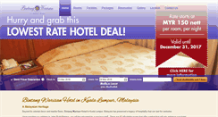 Desktop Screenshot of bintangwarisanhotel.com