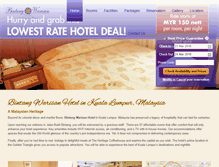 Tablet Screenshot of bintangwarisanhotel.com